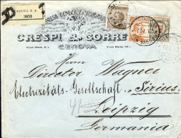 1922-lettera Con Intestazione Pubblicitaria Dell'impresa Generale Di Illuminazio - Marcophilie