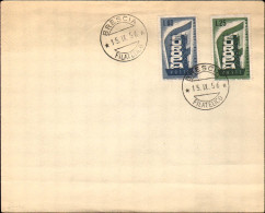 1956-lettera Non Affrancata S.2v."Europa"annullo Fdc - FDC