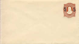 1888circa-Argentina Biglietto Postale Soprastampato 5/3c. - Sonstige & Ohne Zuordnung