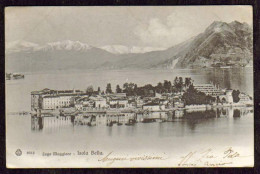 1901-Lago Maggiore Isola Bella, Viaggiata - Verbania