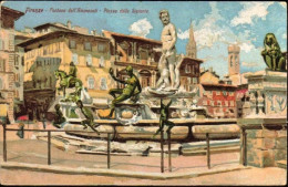 1940circa-Firenze Fontana Dell'Ammanati, Piazza Della Signoria - Firenze (Florence)