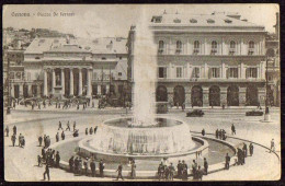 1932-Genova Piazza De Ferrari, Viaggiata - Genova (Genoa)