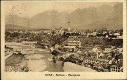 1929-Belluno Panorama, Viaggiata - Belluno