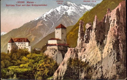 1930circa-"Meran,Schioss Tirol Mit Den Erdpyramiden" - Bolzano (Bozen)