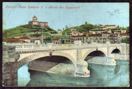 1920circa-"Torino,Ponte Umberto I E Monte Dei Cappuccini" - Autres & Non Classés
