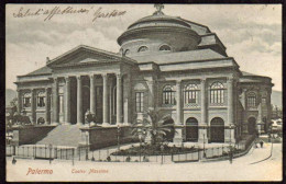 1903-"Palermo,teatro Massimo" Diretta Al Cairo,timbro D'arrivo - Palermo