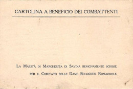 1930circa-"Cartolina A Beneficio Dei Combattenti-Margherita Di Savoia Scrisse Pe - Patriotiques