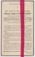 Devotie Doodsprentje Overlijden - Edward Van Imschoot Wedn Adela Vergaert - Destelbergen 1858 - 1945 - Obituary Notices