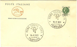 1972-L.300 Su Fdc Illustrata - FDC