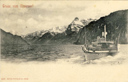 1901-Svizzera Cartolina "Gruss Vom Urnersee"diretta In Italia - Autres & Non Classés