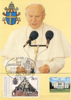 1987-Germania Cartolina Commemorativa Papa Giovanni Paolo II^per Visita In Germa - Andere & Zonder Classificatie