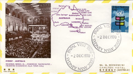 1970-Australia Viaggio Di Sua Santita' Paolo VI In Estremo Oriente - Aerogramas