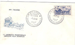 1969-s.1v."XI Giornata Del Francobollo"su Fdc Illustrata - FDC