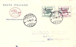 1969-s.2v."Organizzazione Internazionale Del Lavoro"su Fdc - FDC