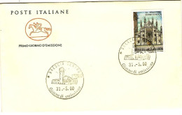 2000-s.1v."VII^centenario Duomo Di Monza"su Fdc - FDC