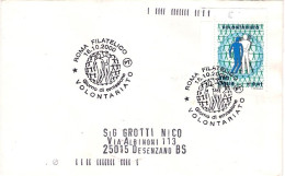 2000-L.800 Volontariato Su Busta Annullo Commemorativo - 1991-00: Poststempel