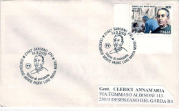 2000-s.1v."Padre Luigi Maria Monti"su Busta Viaggiata, Annullo Commemorativo - 1991-00: Storia Postale