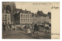 Tirlemont  Tienen   Marché Au Bétail - Tienen