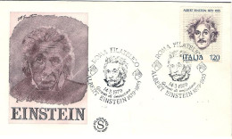1979-s.1v."Albert Einstein"su Fdc Illustrata,annullo Commemorativo - FDC