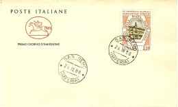 1980-s.1v."Esposizione Filatelica Di Napoli"su Fdc - FDC