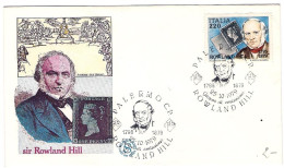 1979-s.1v."Sir Rowland Hill"su Fdc Illustrata,annullo Commemorativo - FDC