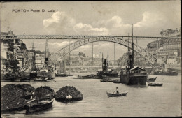 CPA Porto Portugal, D. Luis I. Brücke - Autres & Non Classés