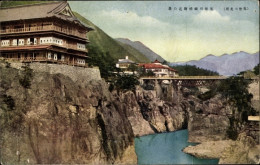 CPA Kochigi Japan, Landschaft In Der Nähe Der Kinugawa-Eisenbahnbrücke - Other & Unclassified