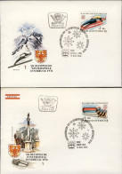 1975-Autriche Osterreich Austria S.4v."giochi Olimpici Invernali Innsbruck"su Qu - FDC