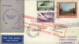 1968-a Cura Dell'AIDA Decennale Della Fondazione Corriere Aereo Speciale Roma Li - 1961-70: Poststempel