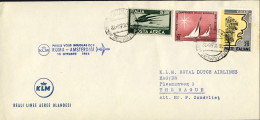 1966-ufficiale KLM I^volo Douglas DC 9 Roma Amsterdam Del 16 Ottobre - 1961-70: Poststempel