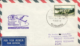 1967-Germania DDR Per La Fiera Di Lipsia Del 3 Marzo Diretto A Roma - Lettres & Documents