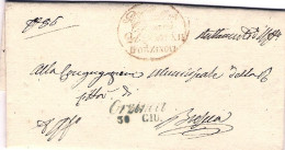 1843-prefilatelica Con Testo Bollo Corsivo Verdastro Di Orzinovi (Brescia)30 Giu - ...-1850 Préphilatélie