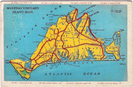 1937-U.S.A. Cartolina Marthas Vineyard Island Mass.viaggiata - Other & Unclassified