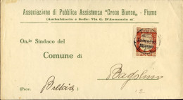 1922-Fiume 10c. Governo Provvisorio (senza Trattino In Basso,tiratura Di Milano) - Fiume