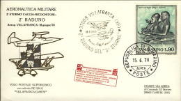 1978-San Marino Aerogramma Volo Postale Supersonico Dispaccio Aereo Straordinari - Luftpost
