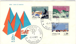 1972-societa' Alpinisti Tridentini Su Fdc Venetia - FDC