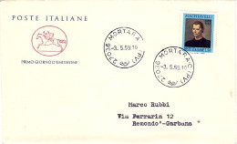 1969-Machiavelli Su Fdc Viaggiata - FDC