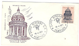 1971-tempietto Di Bramante A S.Pietro In Montorio Su Fdc Illustrata - FDC