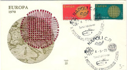 1970-Europa Su Fdc Illustrata,cachet - FDC