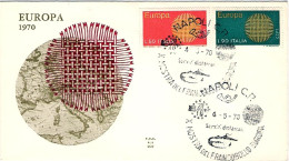 1970-Europa Su Fdc Illustrata,cachet - FDC