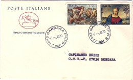 1970-Raffaello Su Fdc - FDC