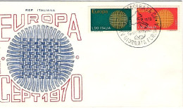 1970-Europa Su Fdc Illustrata - FDC