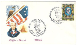 1980-Filippo Mazzei Su Fdc Illustrata,cachet - FDC