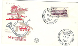 1972-XIV Giornata Del Francobollo Su Fdc Illustrata - FDC