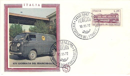 1972-XIV Giornata Del Francobollo Su Fdc Illustrata - FDC