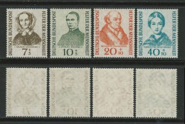 ● Germania 1955  Beneficenza  Benefattori N. 98 / 101 **  Serie Completa  Cat. 45 € ️ Lotto N. 4833 ️ - Unused Stamps