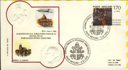 1979-Vaticano Viaggio Di Sua Santita' Giovanni Paolo II^ In Polonia Dispaccio Ro - Airmail