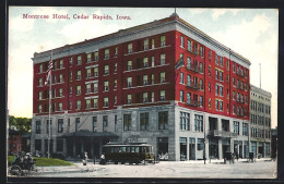 AK Cedar Rapids, Iowa, Montrose Hotel, Strassenbahn  - Tramways