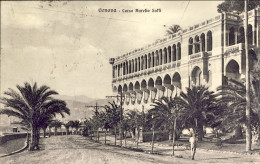 1927-cartolina Genova Corso Aurelio Saffi Affrancata 40c.San Francesco - Genova (Genua)