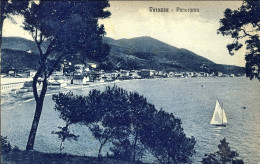 1925-cartolina Varazze Panorama Viaggiata, Scritto A Penna Saluto Eja Eja Alala' - Savona